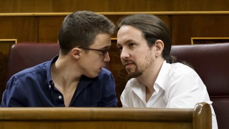 Íñigo Errejón, à esquerda, foi responsável por todas as campanhas eleitorais do Podemos
