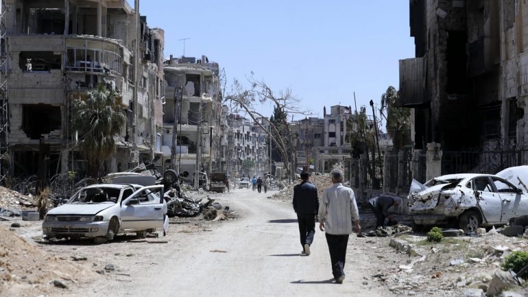 O ataque de 7 de abril causou mais de 40 mortes em Douma