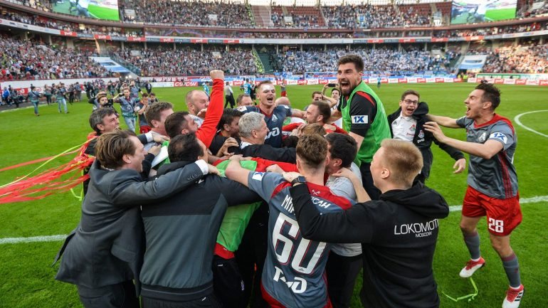Lokomotiv Moscovo conquistou o Campeonato da Rússia após um jejum de 14 anos na penúltima jornada
