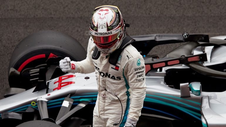 Lewis Hamilton conseguiu a segunda pole position da temporada em Espanha