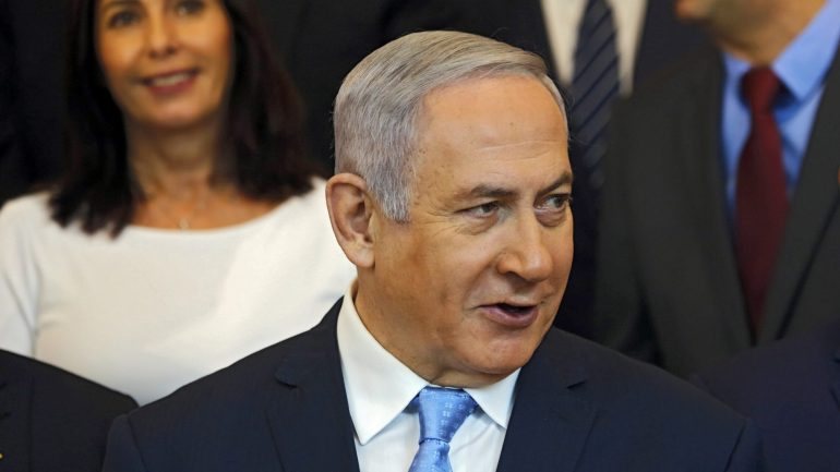O primeiro-ministro, Benjamin Netanyahu