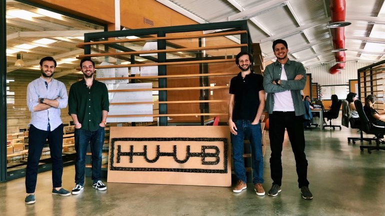 A empresa fundada há três anos por Tiago Paiva, Pedro Santos, Tiago Craveiro e Luís Roque (na foto, da esquerda para a direita) já tinha levantado um investimento de 350 mil euros em 2016.