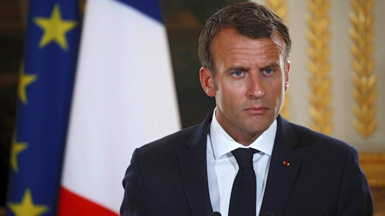 Emmanuel Macron é presidente de França desde março de 2017