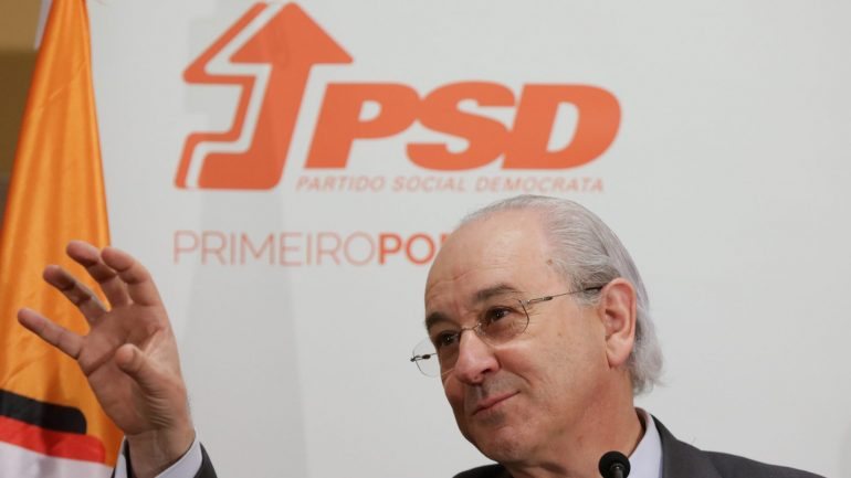No site do partido, o símbolo do PSD perdeu as setas