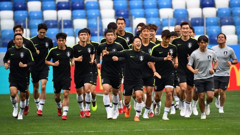 A Coreia do Sul apurou-se para as últimas nove fases finais de Campeonatos do Mundo