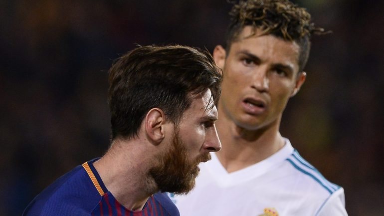 Lionel Messi e Cristiano Ronaldo não se separam