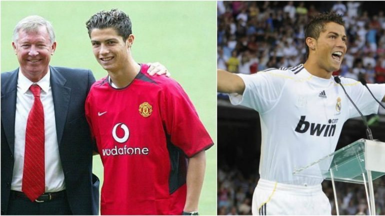 2003 vs 2009: as duas apresentações de Cristiano Ronaldo. Esta segunda-feira, é Turim que recebe o capitão português