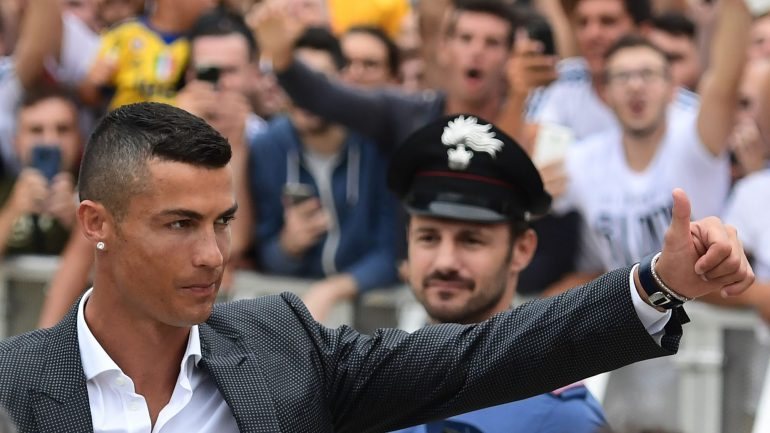 Cristiano Ronaldo saiu este verão do Real Madrid e transferiu-se para a Juventus