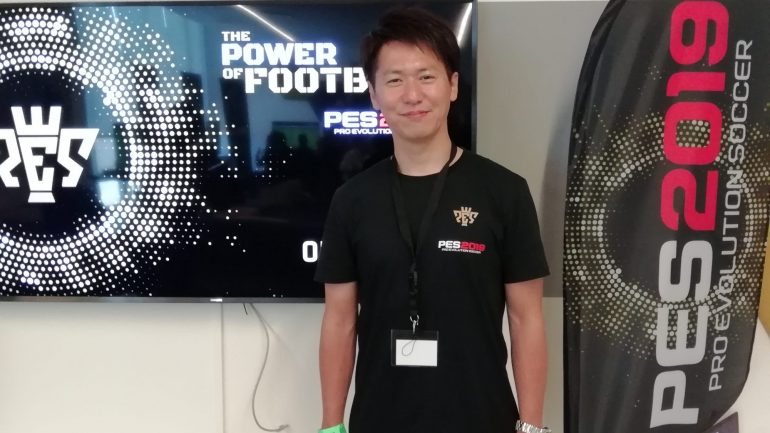 Kei Masuda é o assistant producer de Pro Evolution Soccer 2019, e esteve presente no evento que teve lugar na Cidade do Futebol.