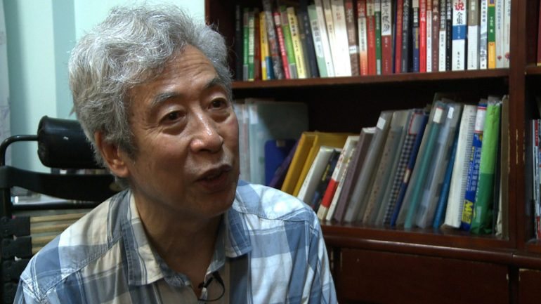 O ativista chinês Sun Wenguang