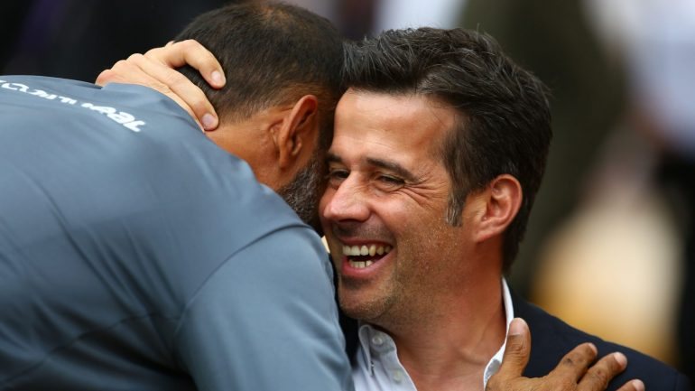 Nuno Espírito Santo e Marco Silva: dois treinadores portugueses num dos melhores encontros da abertura da Premier League
