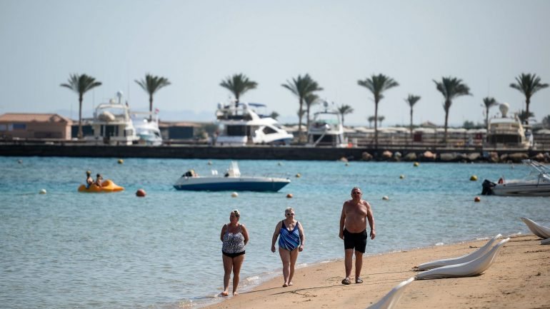 O resort de Hurghada é um dos mais populares no Mar Vermelho