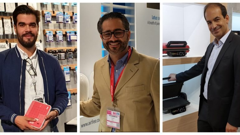 Tiago Venda Morgado, fundador da Egg Eletronics, a AirFree e a Flama estão na IFA a mostrar os produtos das suas empresas