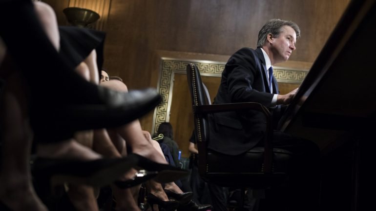 Brett Kavanaugh foi ouvido na última semana no Senado norte-americano sobre as acusações de agressão sexual que terão ocorrido nos tempos da faculdade