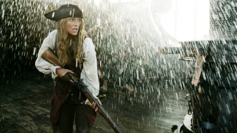 Keira Knightley foi Elizabeth Swann na saga &quot;Pirata das Caraíbas&quot;
