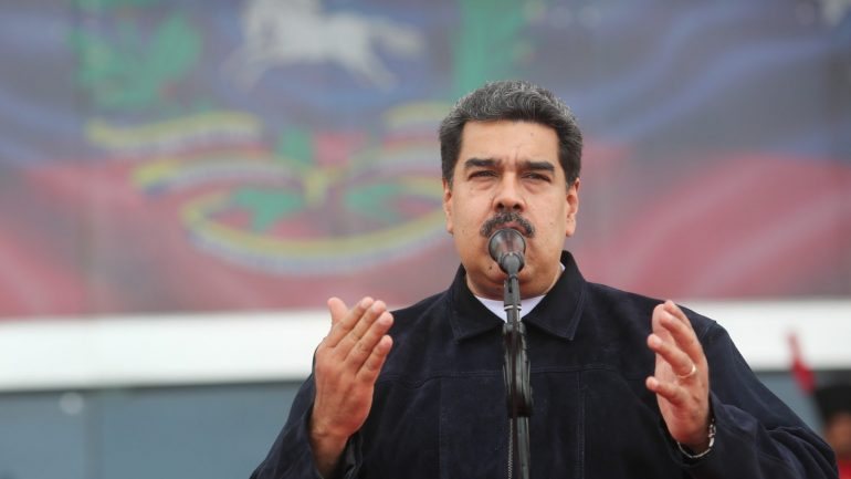 Nicolás Maduro falou durante um evento político em Caracas