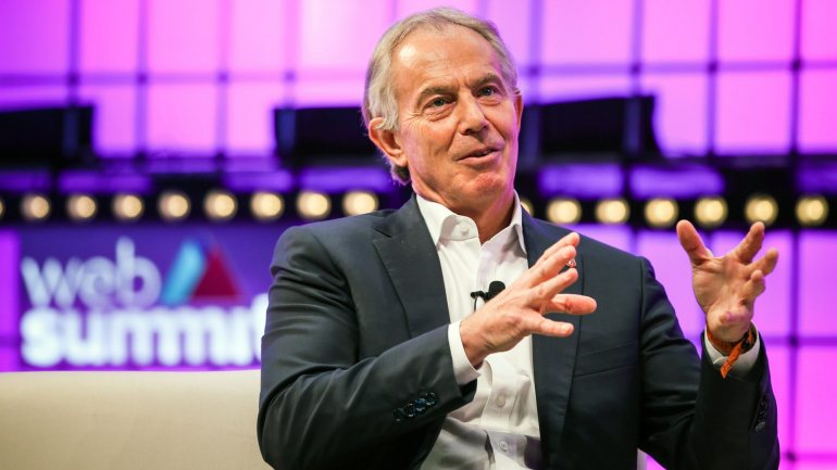 Tony Blair, antigo primeiro-ministro do Reino Unido, foi um dos destaques do dia