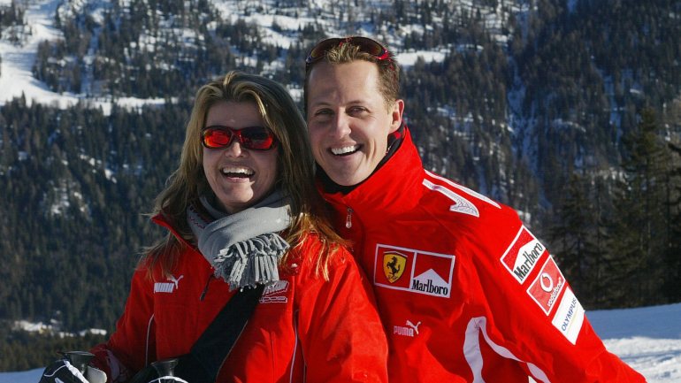 Corinna e Michael Schumacher estão casados desde agosto de 1995