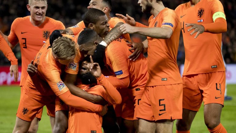 A Holanda venceu a França por 1-0.