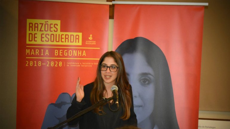 Maria Begonha é, para já, a única candidata à liderança da JS. (Foto: Razões de Esquerda)