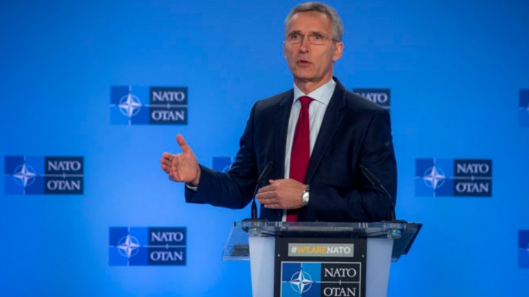 Jens Stoltenberg é o secretário-geral da NATO (em português OTAN, Organização do Tratado do Atlântico Norte)