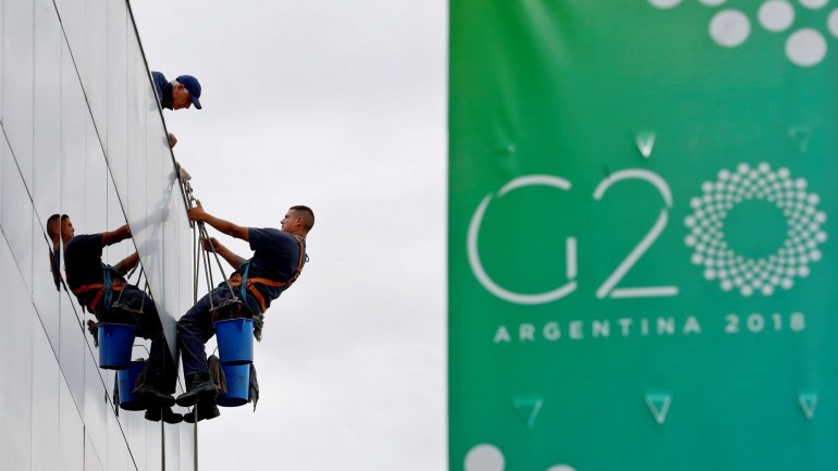 A cimeira do G20 realiza-se em Buenos Aires, sexta-feira e sábado