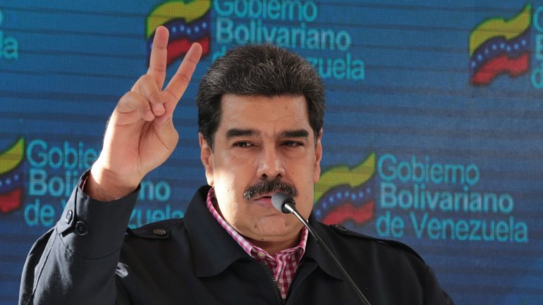 Nicolás Maduro falava numa conferência de imprensa no palácio presidencial de Miraflores em Caracas