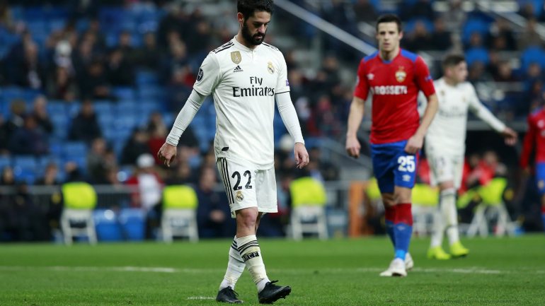 Médio ofensivo espanhol está a atravessar uma fase difícil no Real Madrid depois de ter sido o joker de Zidane