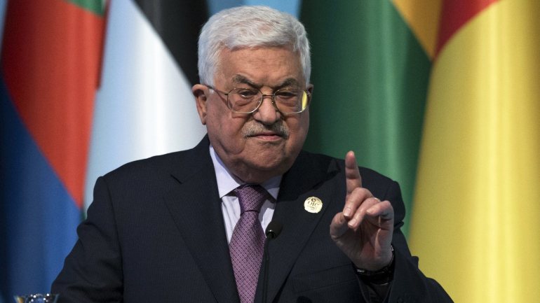 Presidente Palestiano Mahmud Abbas.