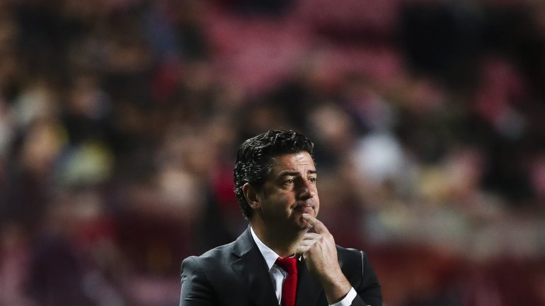 O treinador do Benfica, Rui Vitória