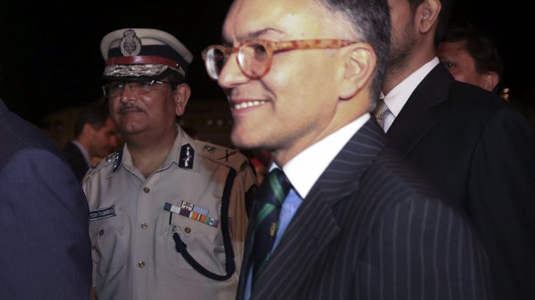 Rui Baceira quando era cônsul-geral de Portugal em Goa