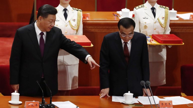 Xi Jinping, o atual presidente chinês (à esquerda).