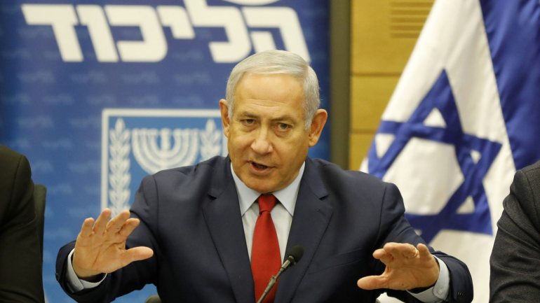 O primeiro-ministro israelita, Benjamin Netanyahu