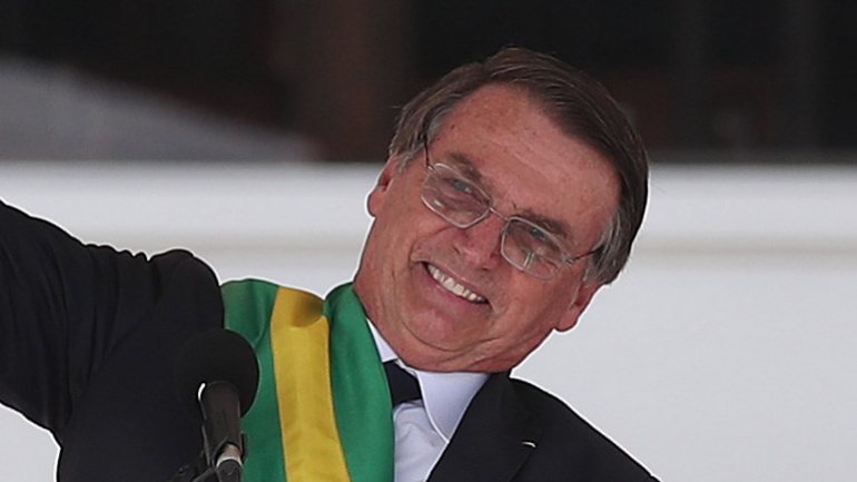 Jair Messias Bolsonaro foi empossado  esta terça-feira como o 38.º Presidente da República Federativa do Brasil, numa cerimónia em Brasília