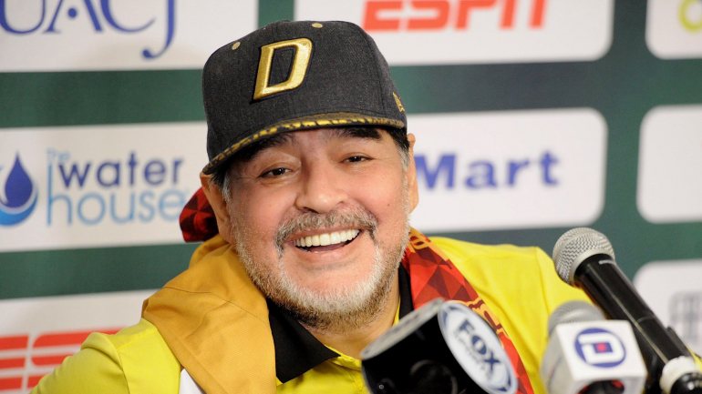 Maradona chegou ao Dorados de Sinaloa em setembro de 2018, numa altura em que a equipa estava nos últimos lugares da tabela classificativa