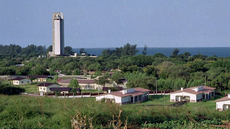 Vista parcial da cidade do Maputo em 1993