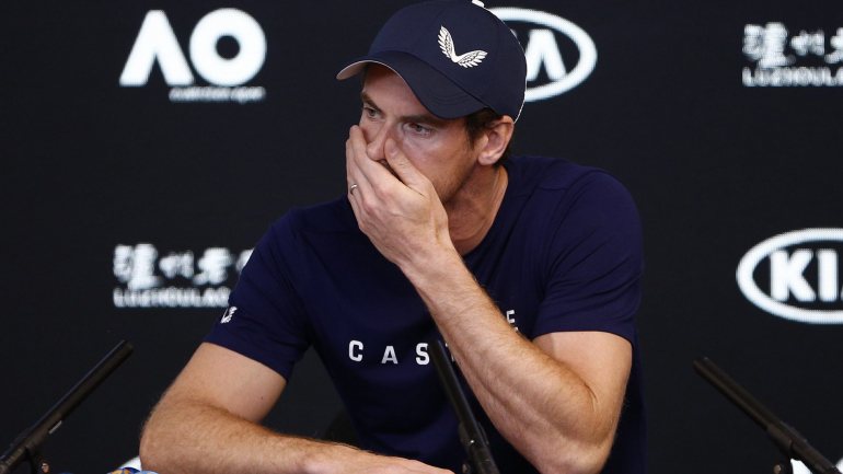Andy Murray, de 31 anos, anunciou o fim da carreira entre lágrimas
