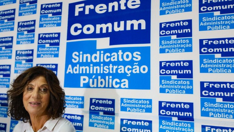 Ana Avoila, coordenadora da Frente Comum, anunciou a greve no final de um plenário realizado esta terça-feira em Lisboa