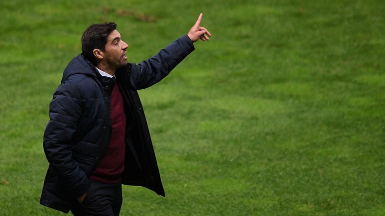 Abel Ferreira, o treinador do Sporting de Braga, assume uma equipa para vencer