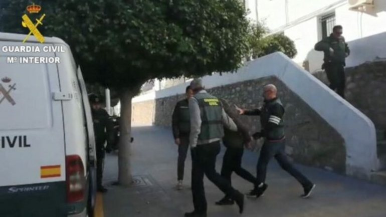 A Guardia Civil documentou a detenção de um dos membros da &quot;manada de Alicante&quot;