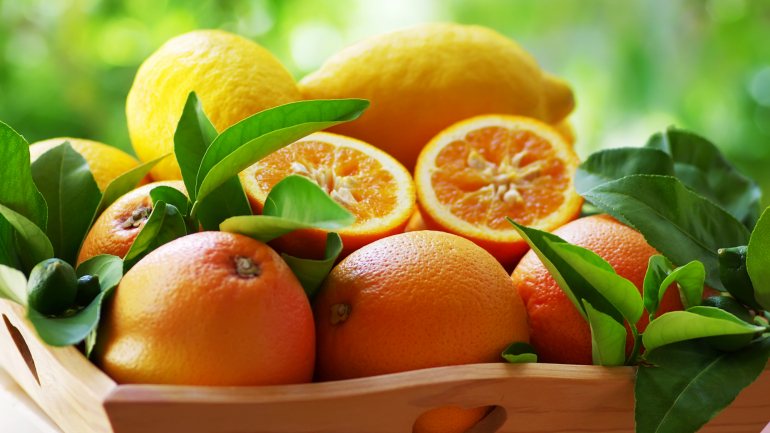 As laranjas são um alimento rico em vitamina C