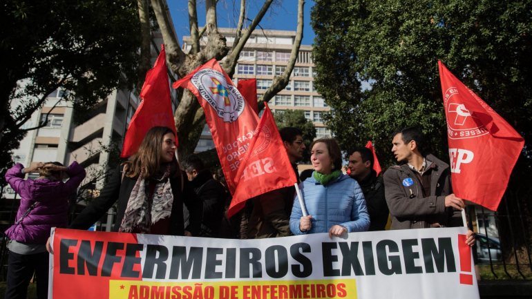O primeiro dia de greve, 22 de janeiro, na região de Lisboa, foi até agora o mais participado, com uma adesão de quase 70% dos enfermeiros