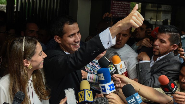 Juan Guaidó autoproclamou-se Presidente interino da Venezuela