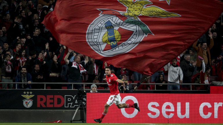 Gabriel marcou o primeiro golo pelo Benfica ao 23.º jogo, no dérbi para a Taça de Portugal frente ao Sporting