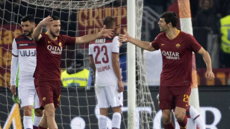 Com este resultado, a Roma reforça o quinto lugar, com 41 pontos, a um ponto apenas do Milan e do regresso à Liga dos Campeões