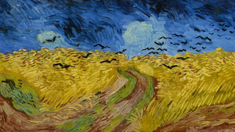 &quot;Campo de Trigos com Corvo&quot; foi pintado por Vincent van Gogh em 1890