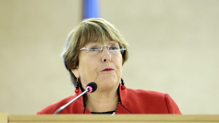 Alta Comissária das Nações Unidas para os Direitos Humanos, Michelle Bachelet. Foto: EPA/SALVATORE DI NOLFI