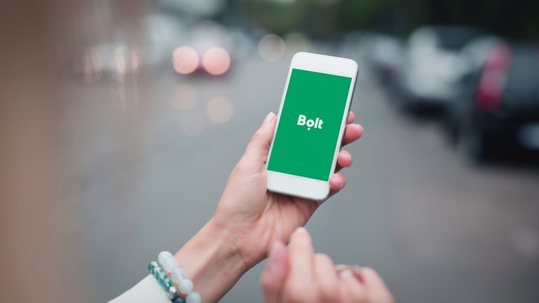 A nova imagem e nome da Taxify: Bolt e em tons de verde.