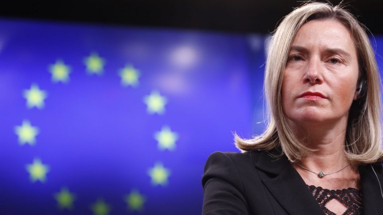 A Alta Representante da UE para a Política Externa, Federica Mogherini, reiterou o apoio à Ucrânia