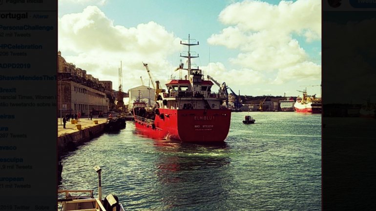 A embarcação El Hiblu 1 atracou em Malta na manhã de quinta-feira